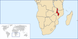 Nyasaland - Localizzazione