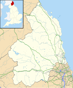Berwick-upon-Tweeds läge i Northumberland