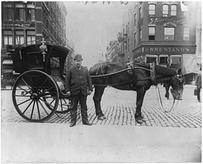 Hansom cab in New York