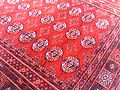 アフガン絨毯（英語版）／古来トルクメン人の絨毯で、ブハラのものが広く知られる。