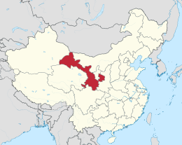 Gansu - Localizazion