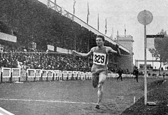 Joseph Guillemot vainqueur du 5000 mètres aux JO de 1920