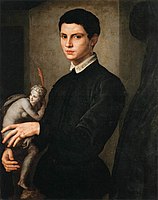 Πορτρέτο άνδρα που κρατά αγαλματίδιο, 1545