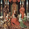 Le Mariage mystique de sainte Catherine par Hans Memling