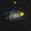 NGC 3338 en ultraviolet par le télescope spatial GALEX.