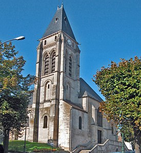 A igreja Saint-Leu-Saint-Gilles de Thiais.