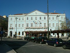 La gare de Santa-Apolónia.