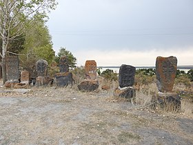 Khachkars near Hayravank Monastery