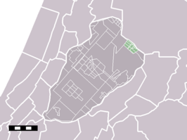 Kaart van Badhoevedorp
