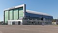 Der Hangar für die Zeppelin-NT-Luftschiffe in Friedrichshafen (2018)