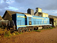 La 62032 du Train à vapeur thouarsais, à Richelieu en 2006.