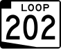 Loop 202 route marker