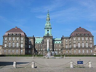 Slot Christiansborg, centrum van regering en parlement