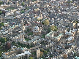 Oxford vanuit de lucht