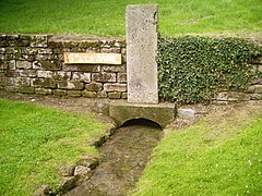 The source of the Saône in Vioménil.