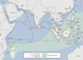 Image 51The Austronesian maritime trade network was the first trade routes in the Indian Ocean. (from Indian Ocean)