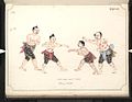Image 3Boxing match, 19th-century watercolour (from Culture of Myanmar)