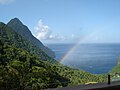 Granda Piton vidata de la Ladera Hotelo restoracio – Septembro 2007