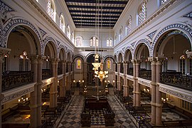 La synagogue Magen David, lieu de culte de la communauté irakienne juive ou Baghdadi.
