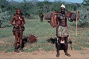 Himba herders the Kaokoveld desert