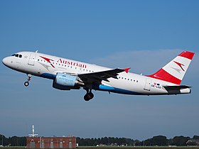 Un A319 d'Austrian Airlines