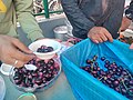 Ripe fruits for sale in a local market of Nepal.