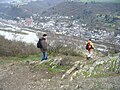 Zwischen Kaub und St. Goarshausen – Blick vom Roßstein auf Oberwesel