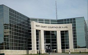 Das Scott County Courthouse in Davenport