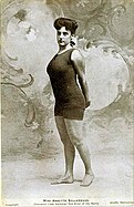 Annette Kellerman vers 1900-1910.