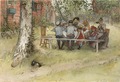 Frukost under stora björken (Frühstück unter der großen Birke), 1896