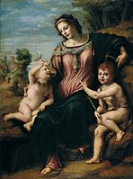 Madonna and Child with Saint John