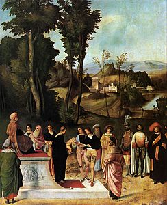Giorgione Mosea Juĝo, 89 x 72 cm.