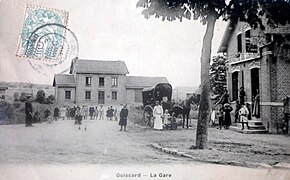 La gare en 1910.