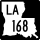 Louisiana Highway 168 marker