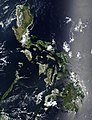 Satellite view of Philippines