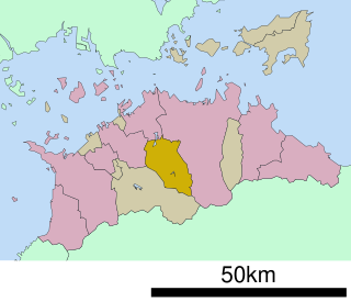 綾川町位置図