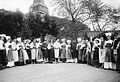 Folkvisedanslaget vid Skansens vårfest 1904.