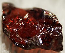 Garnet gemstone