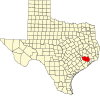 Localização do Condado de Harris (Texas)