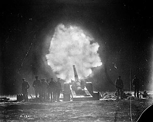 Night firing at Vimy Ridge