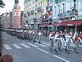 Soldats du 152e RI lors du défilé de la Fête nationale en 2010.