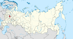 Vladimirin alue Venäjällä, alla Vladimirin kaupunki alueella
