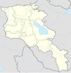 Erevan ubicada en Armenia