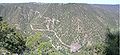 Bakers Creek Gorge, mines and Hillgrove from Metz, NSW