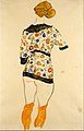 "Seisev naine mustrilises pluusis" (1912)