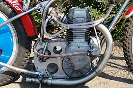 Motor d'una Jawa de 500 cc