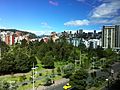 Panorama urbano de Quito em 2011.