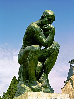 Myslitel před Musée Rodin v Paříži