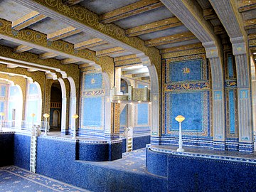 Indoor Roman pool on Hearst Castle grounds (empty)