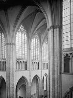 Utrechter Dom, fenster­loses Triforium, Hochgotik ab 1256